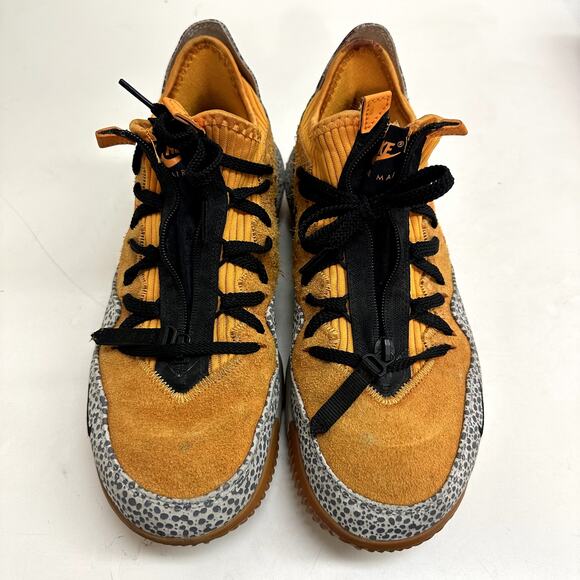 Nike LeBron 16 Low atmos Safari Orange Suede Elephant Print Men's Size 10 - Picture 2 of 12